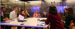 Our TLAM class discussing language revitalization and the Chazen reception